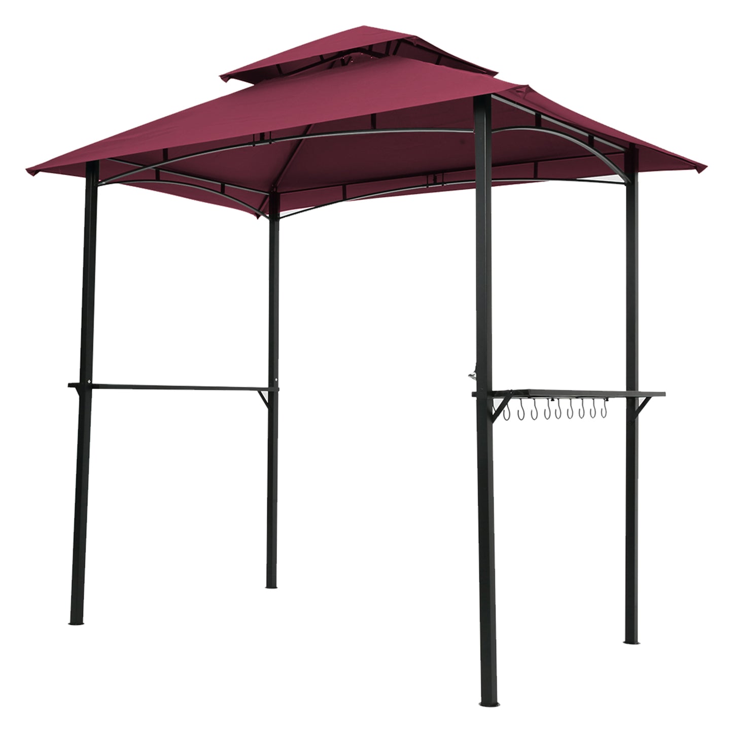 Outdoor Grill Gazebo 8 x 5 Ft, Shelter Tent,