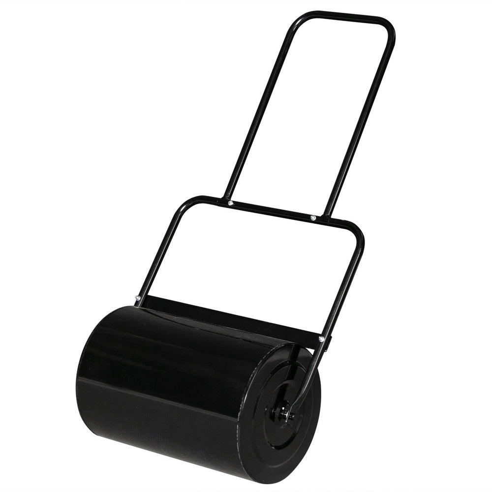 Oshion 19.5in  Lawn Roller Iron Cylindrical Black