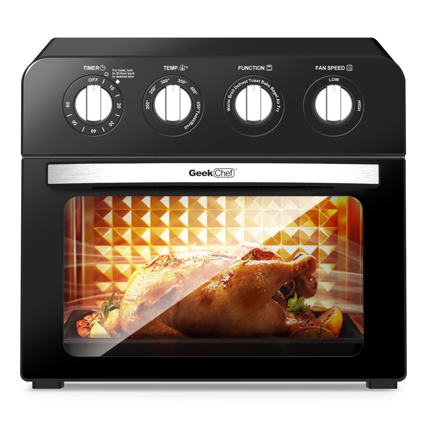 Geek Chef Air Fryer Toaster Oven, 24QT Convection Airfryer