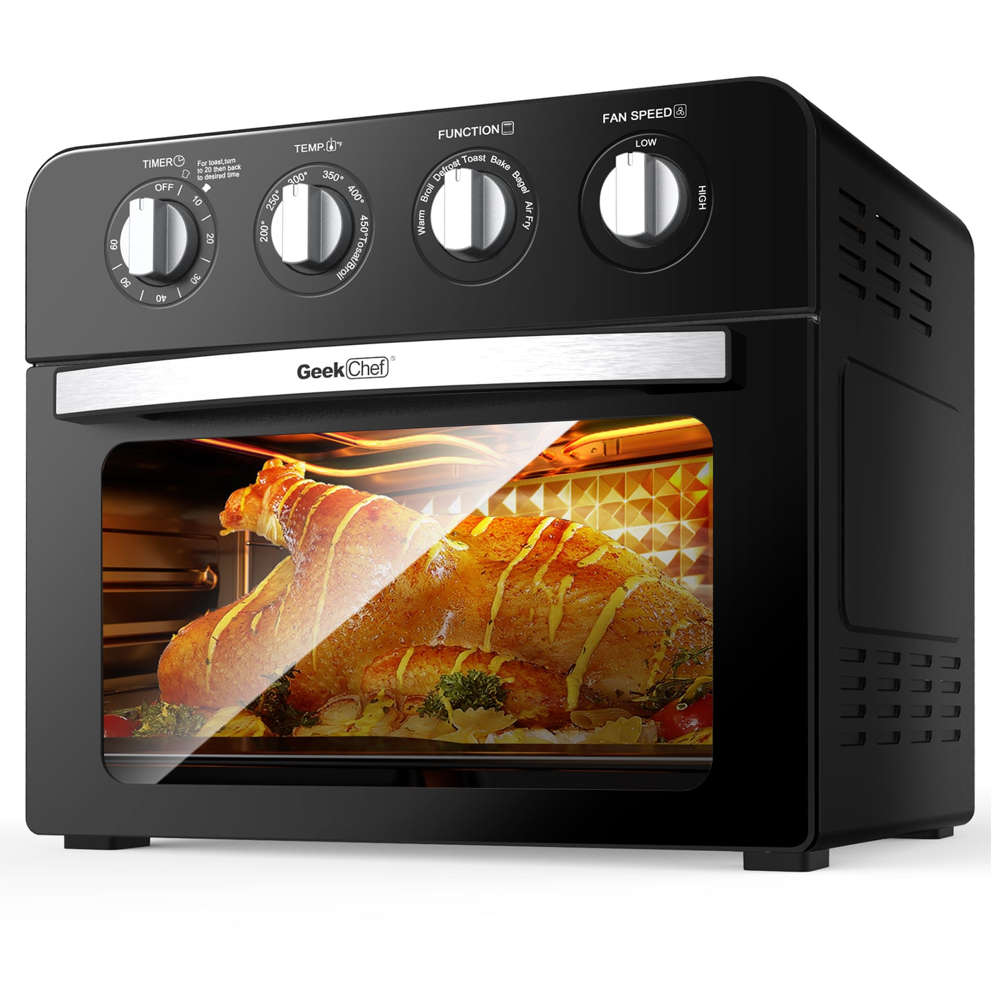 Geek Chef Air Fryer Toaster Oven, 24QT Convection Airfryer