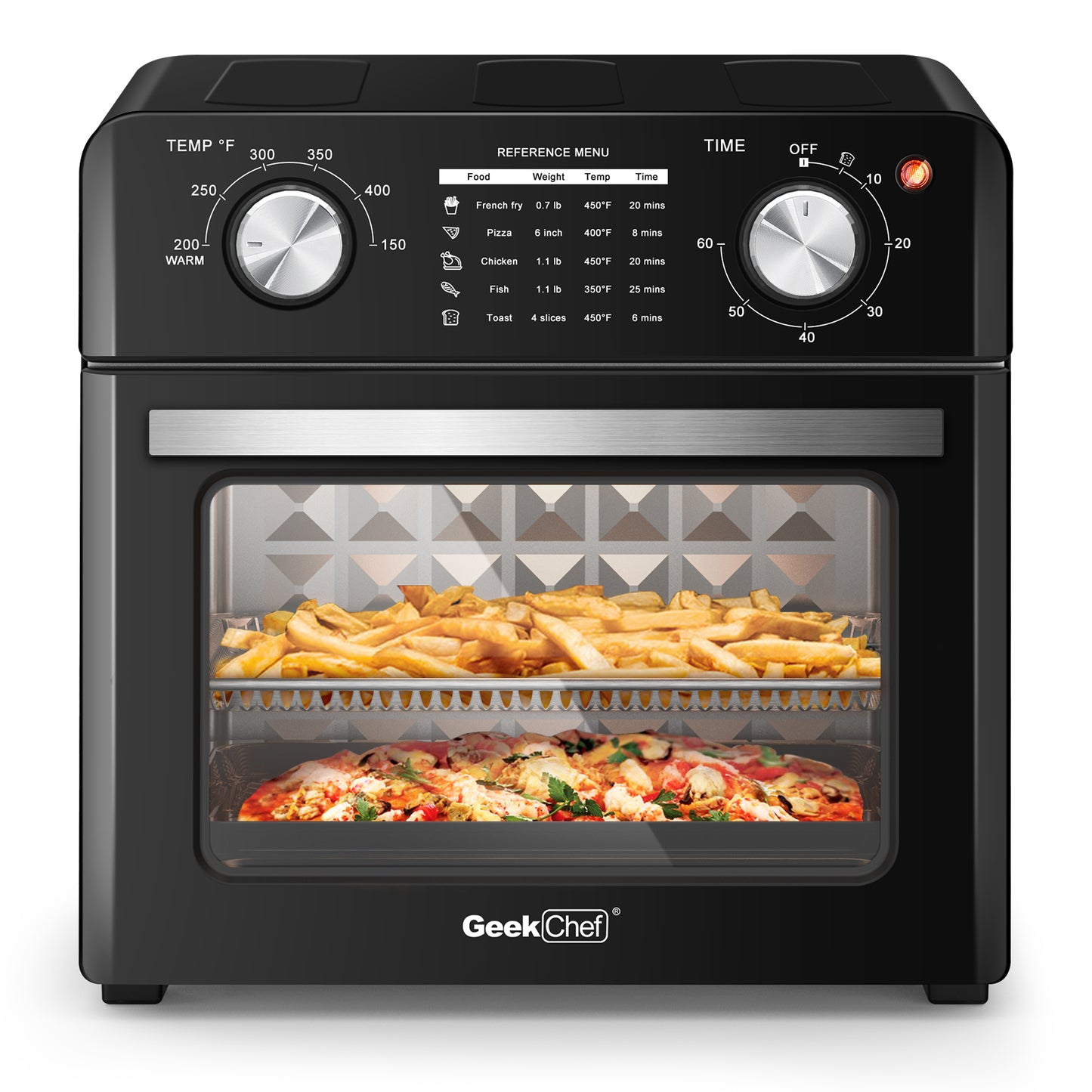 Geek Chef Air Fryer 10QT, Countertop Toaster Oven,