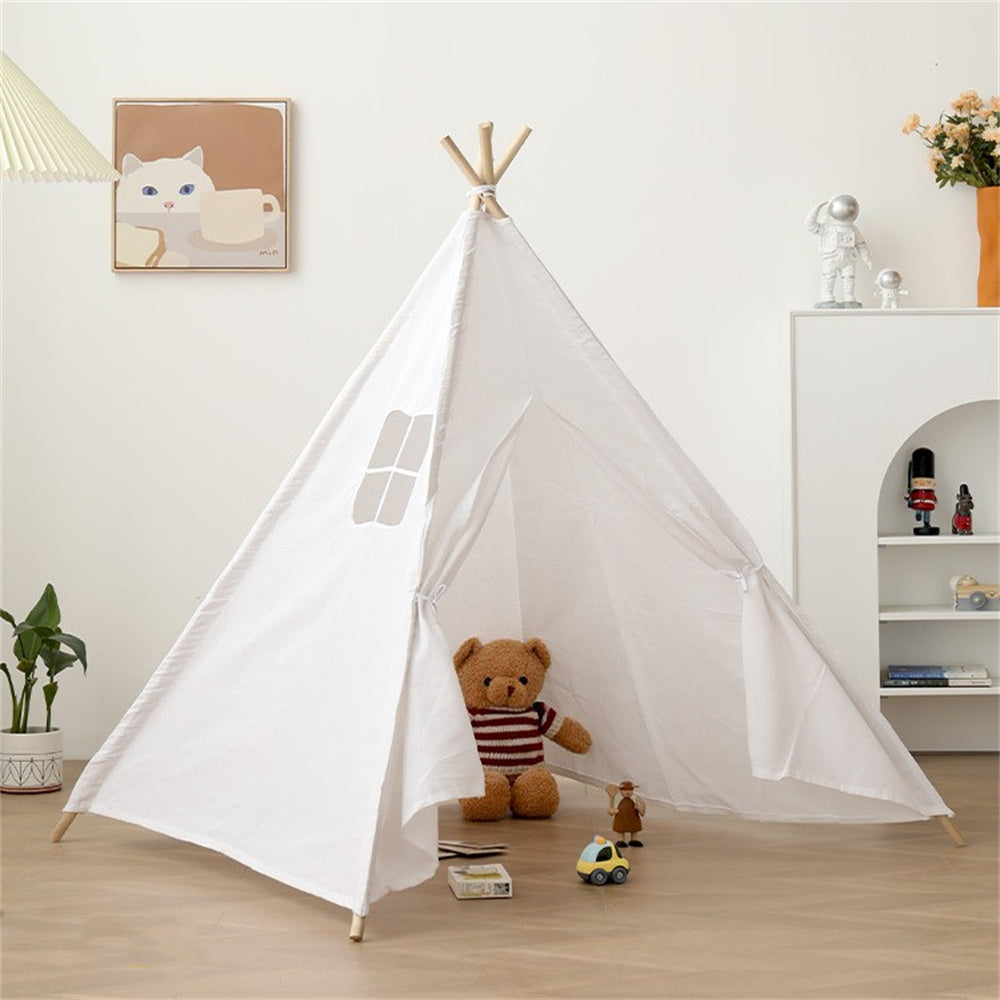 Natural Canvas Play Tent for Kids
