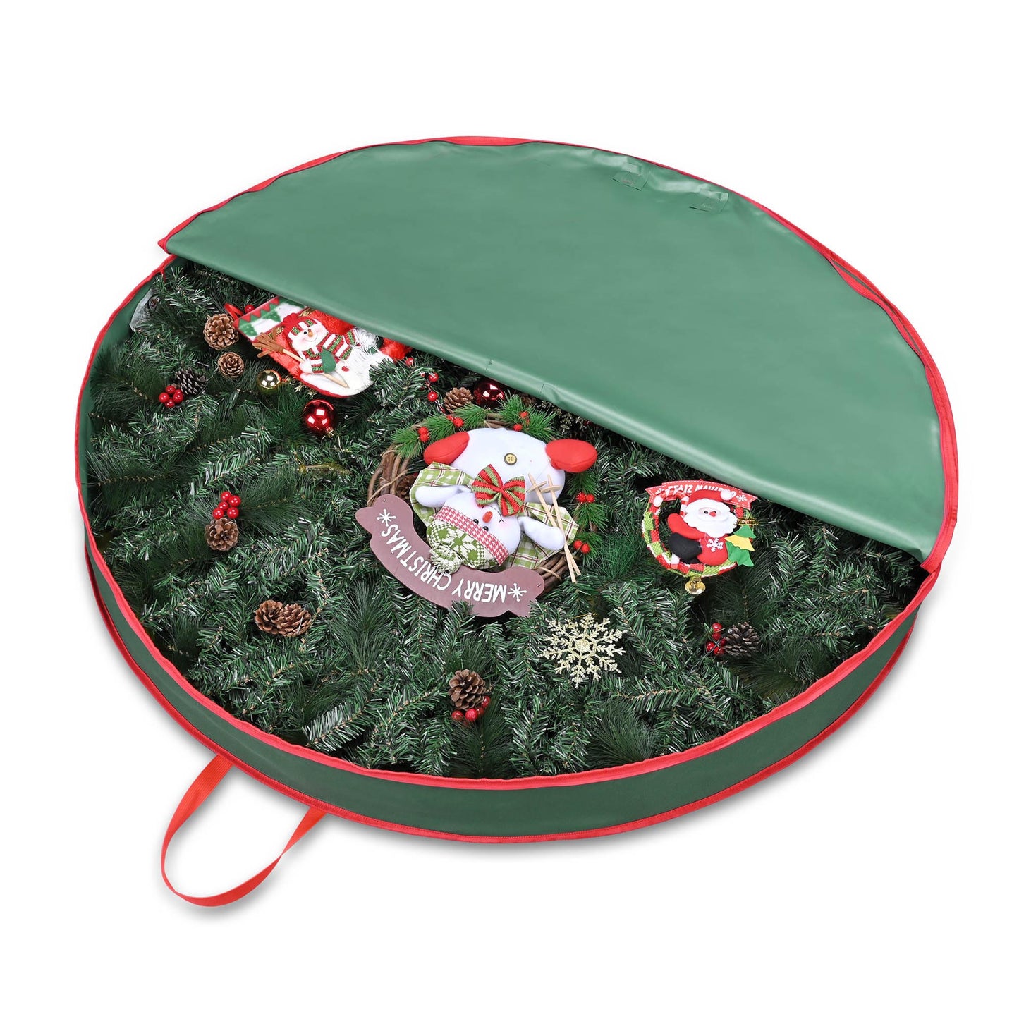Christmas Wreath Storage Bag 48" Garland Wreath Container