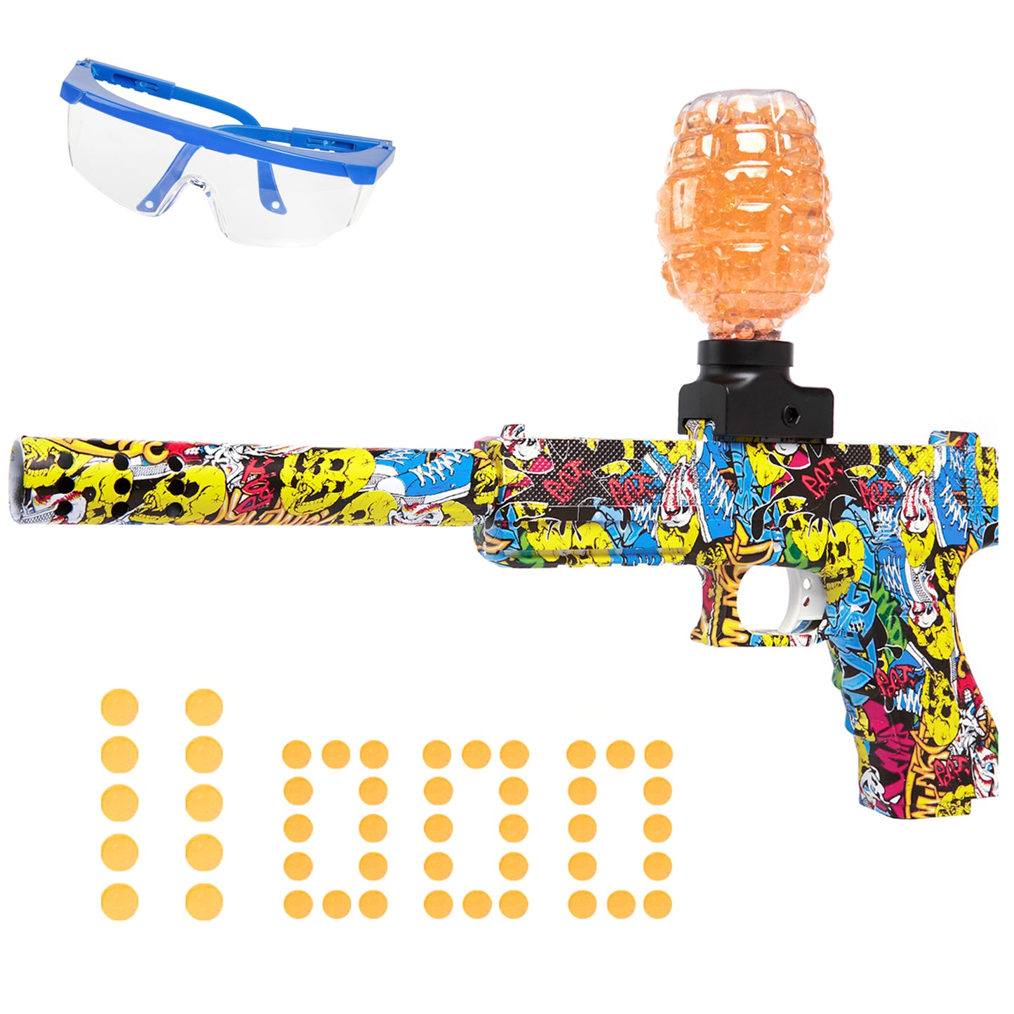Splatter  Gel Ball Blaster Toy, with 11000 Non-Toxic Gellets