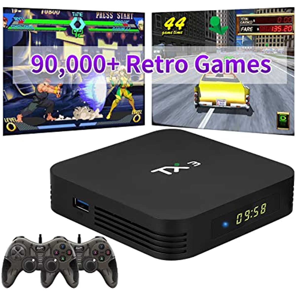 Retro Games Console with Built in 90,001 Classic Games
