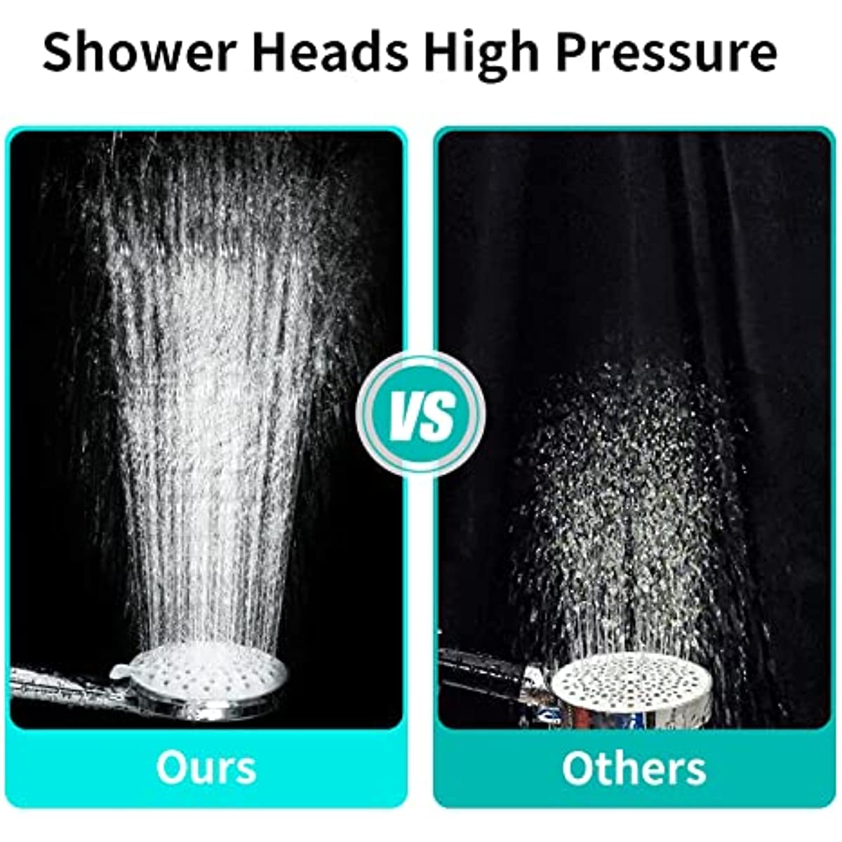 6 Setting Shower Head High Pressure with Handheld