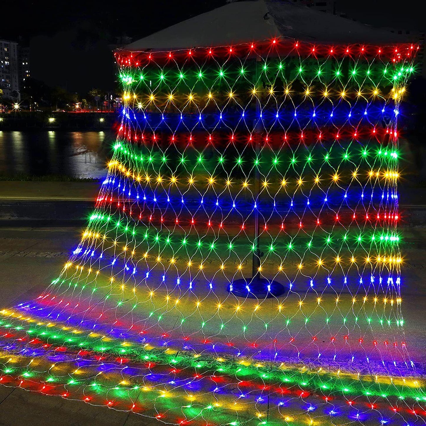 LED String Light Net Mesh Curtain Xmas Wedding Party Outdoor Christmas Lights
