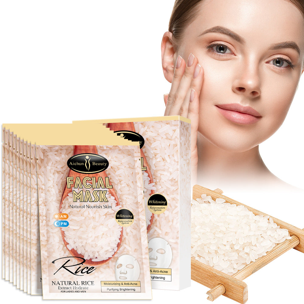 Boutique Rice Mask Facial Skin Fine Lines Moisturizing