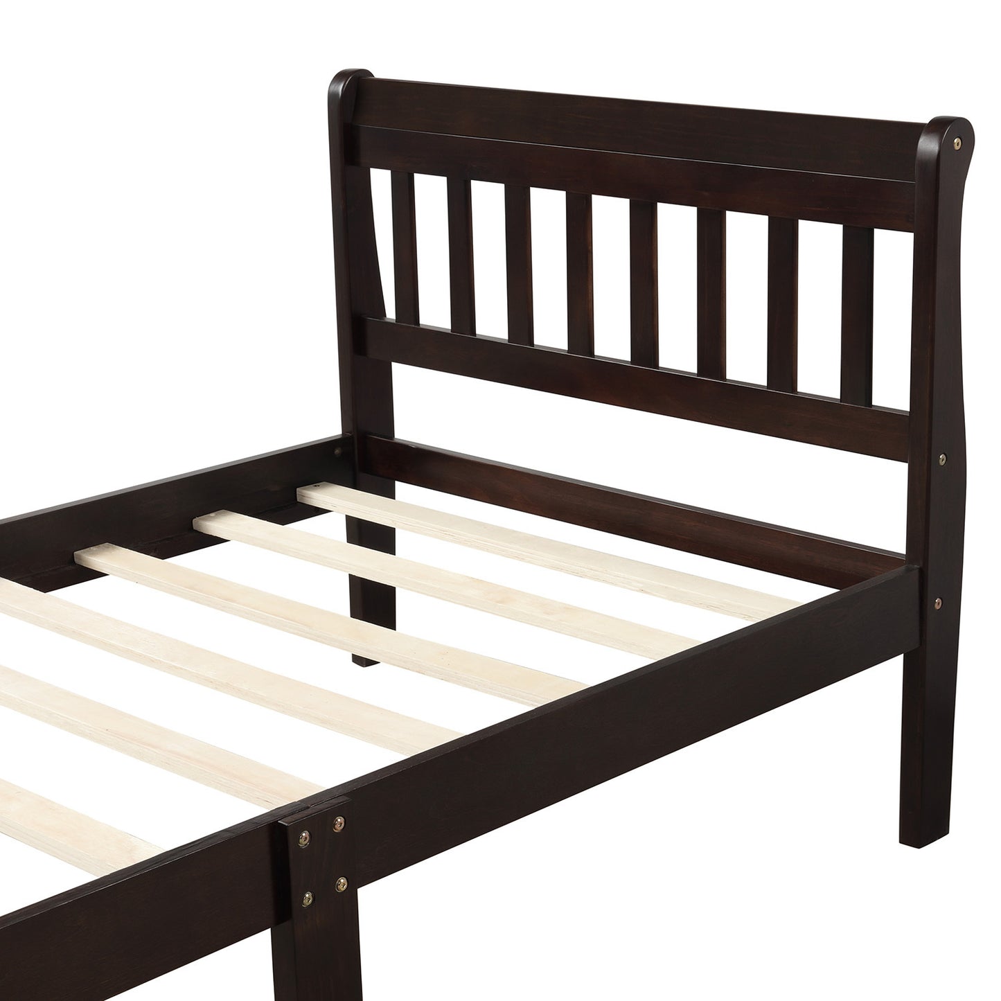 Wood Platform Bed Twin Bed Frame Panel Bed