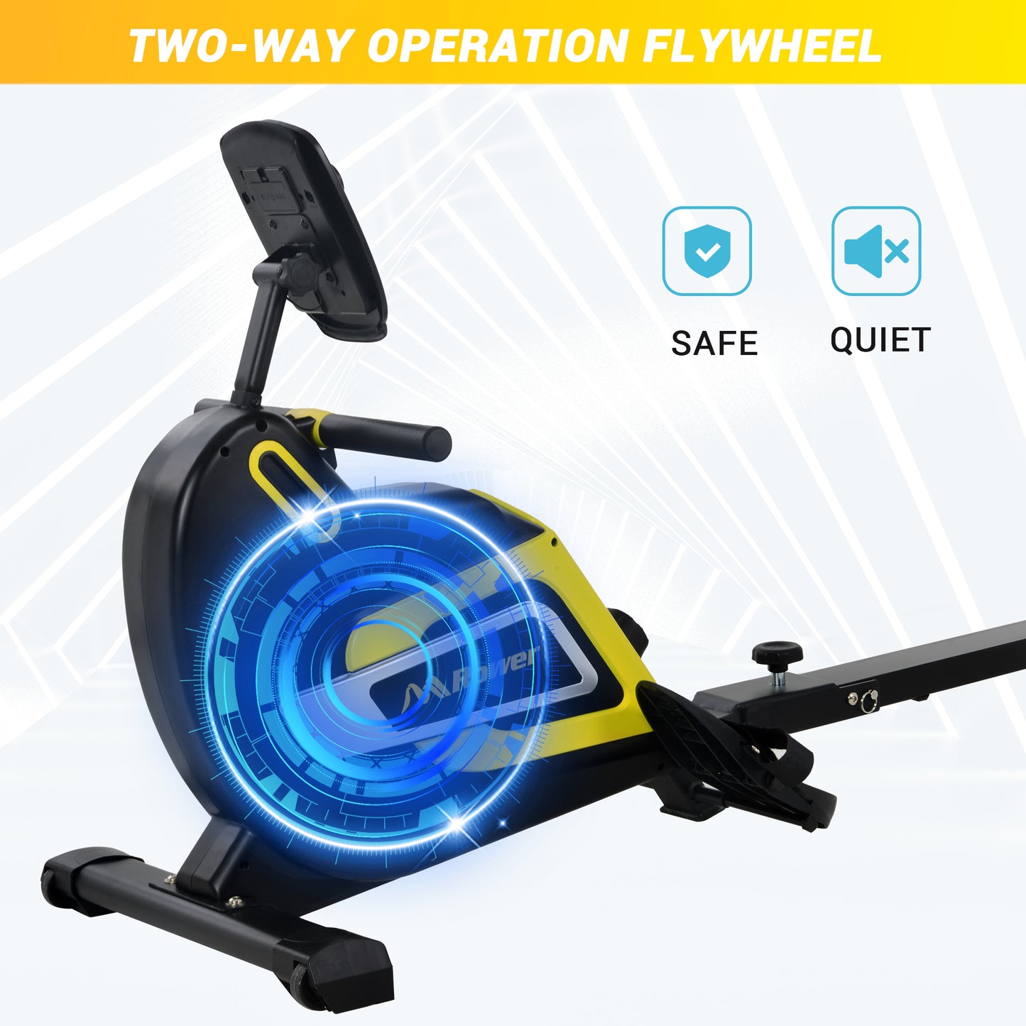 Magnetic Rowing Machine Folding Rower with 14 Level Resistance
