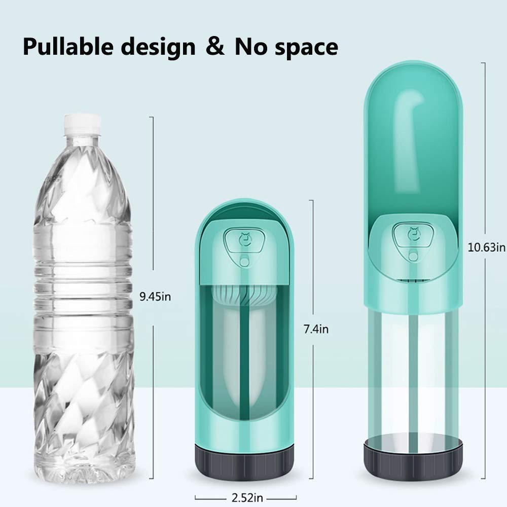 Portable Pet Dog Water Bottle Drinking Bowls