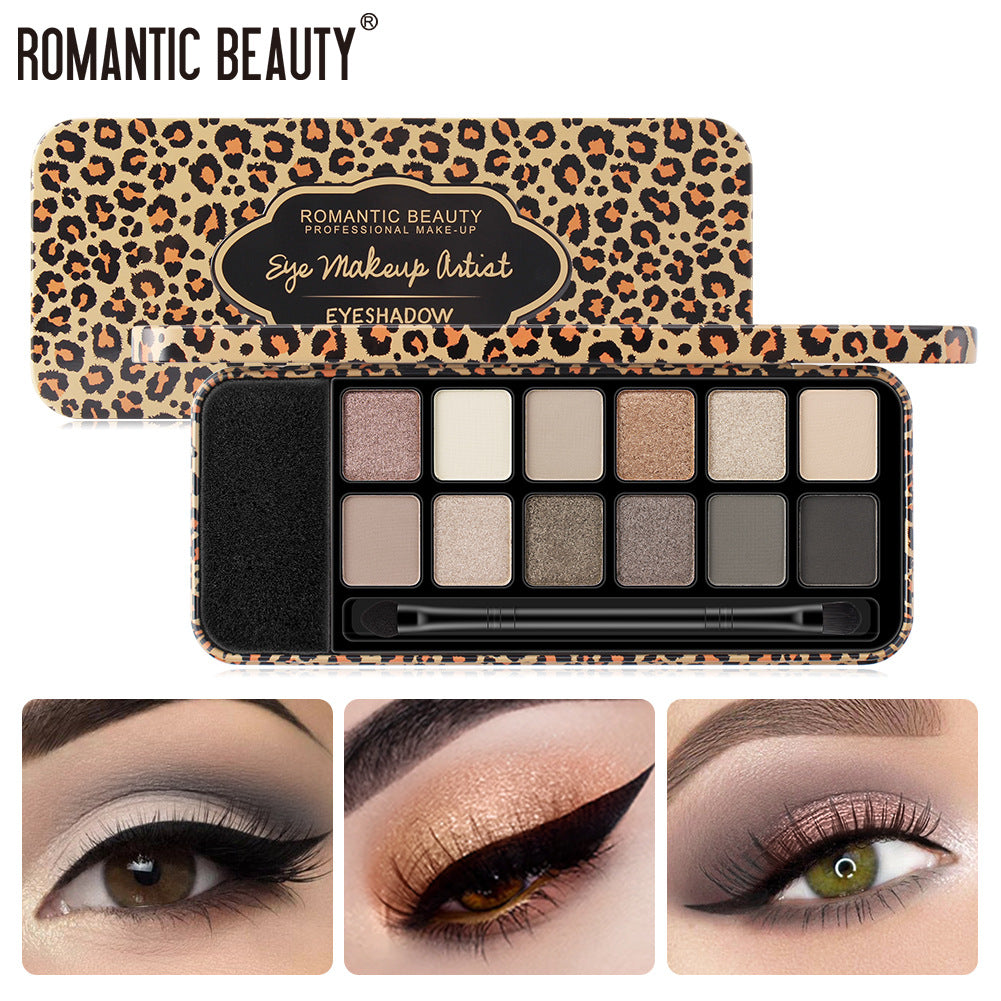 Romantic Beauty Multicolor Leopard Eyeshadow Palette