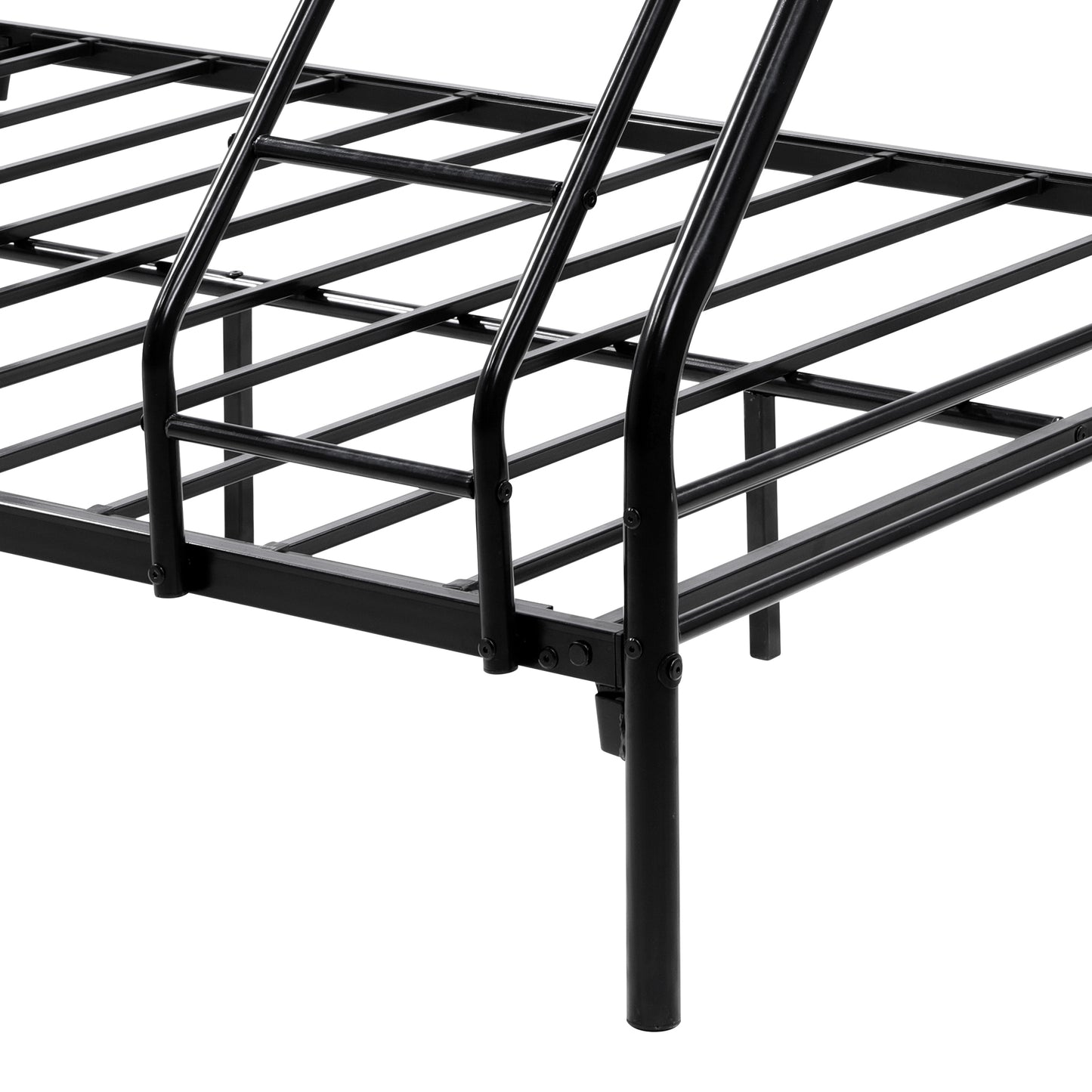 Heavy Duty Twin-Over-Full Metal Bunk Bed( Easy Assembly)