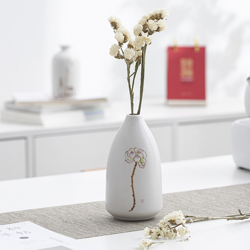 Ceramic Aromatherapy Bottle Creative Home Mini Vase