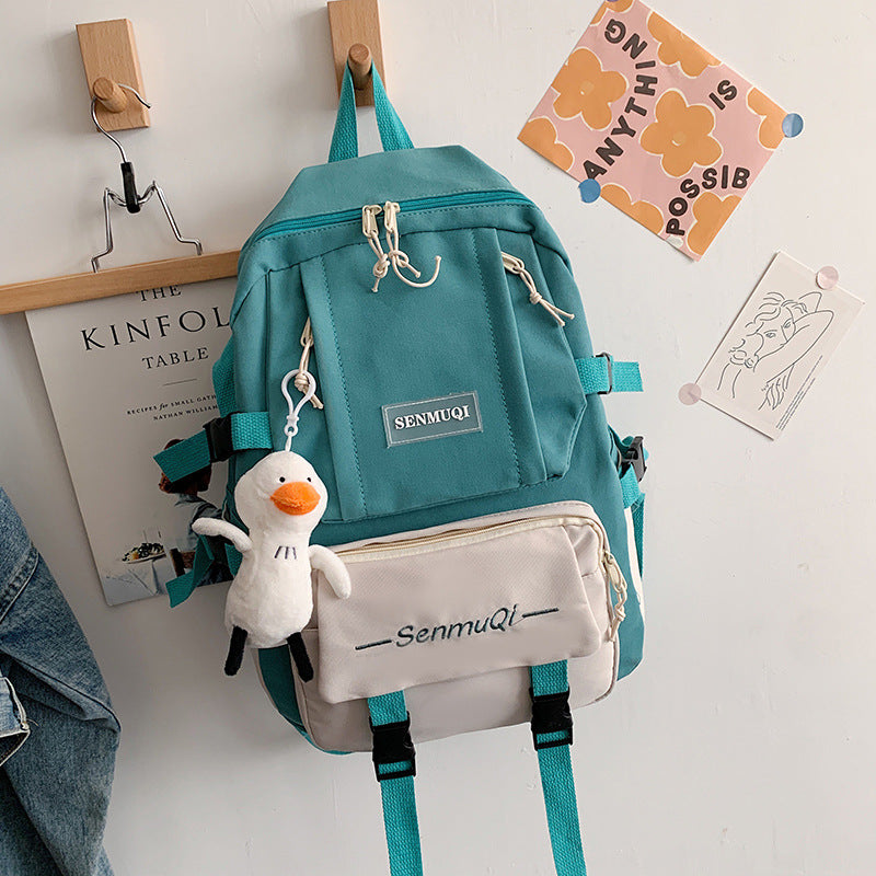 Personality Hit Color Trend All-Match Backpack