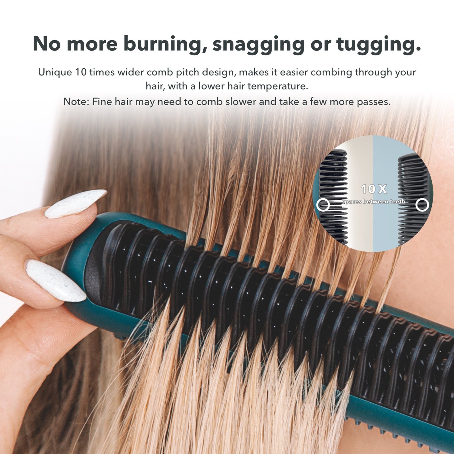 Zao's Selection Hair Straightener Comb
