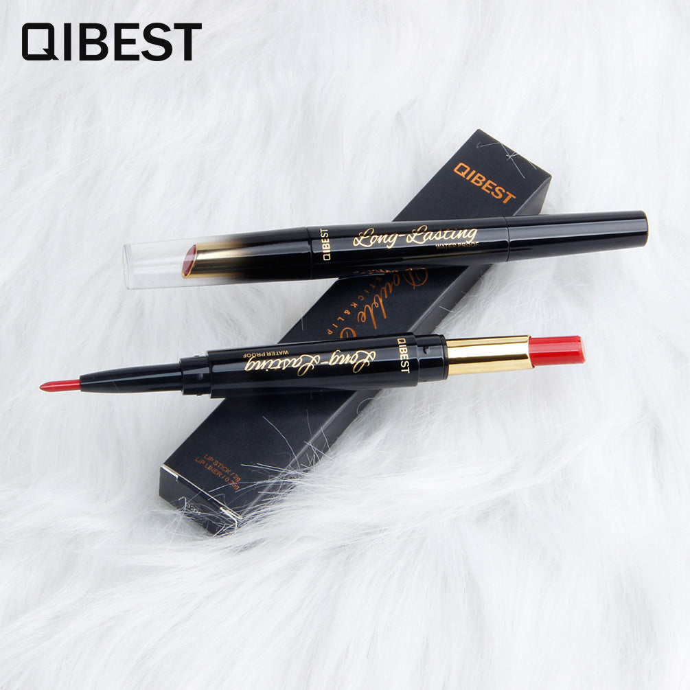 QIBEST Double-Ended Lipstick Pen Matte