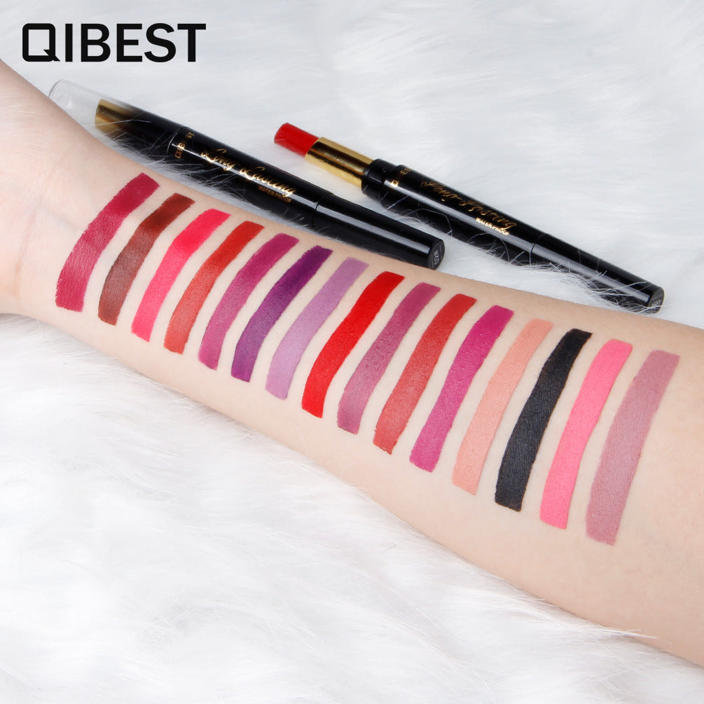 QIBEST Double-Ended Lipstick Pen Matte