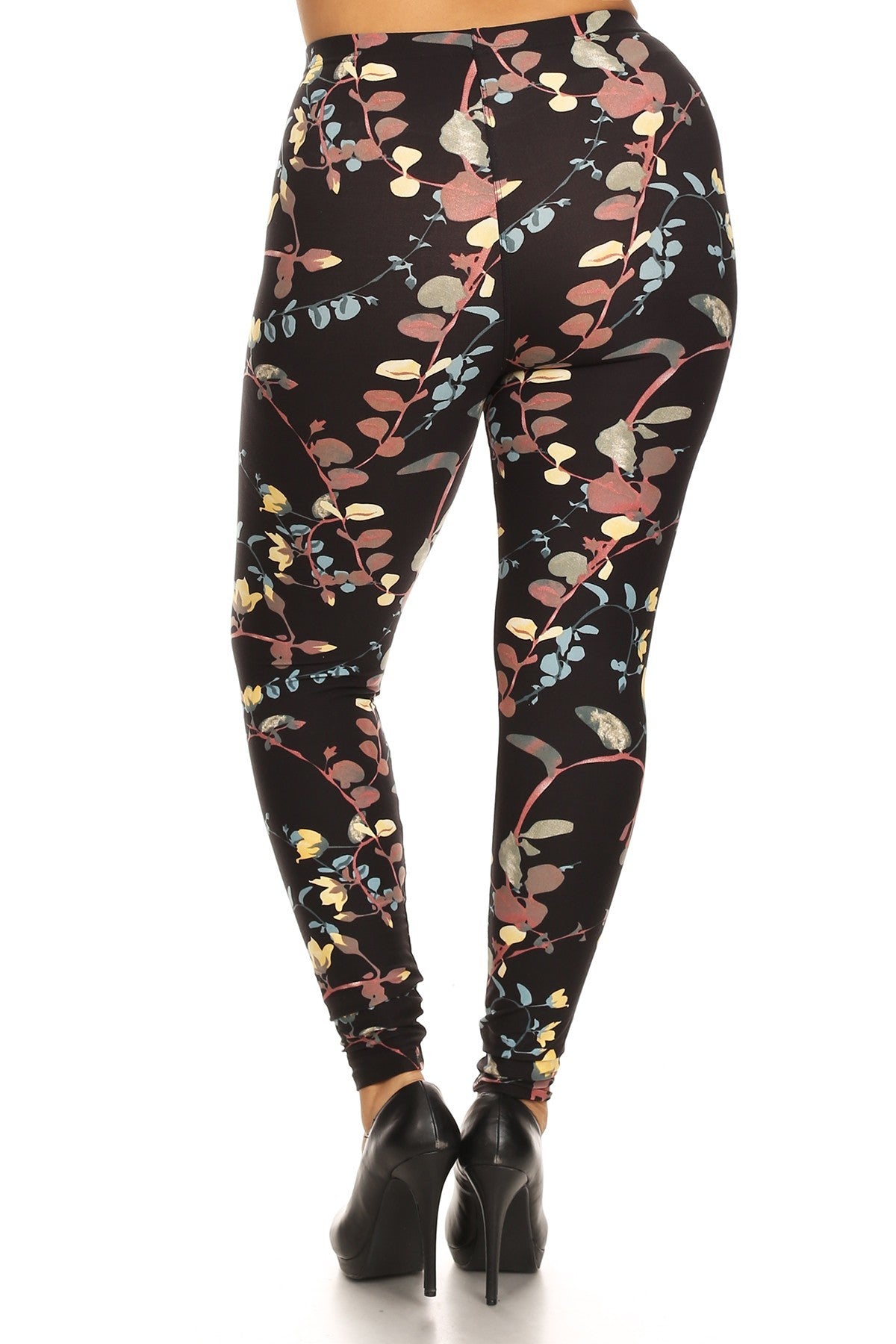 Full Length Leggings In A Slim Fitting Style With A Banded High Waist