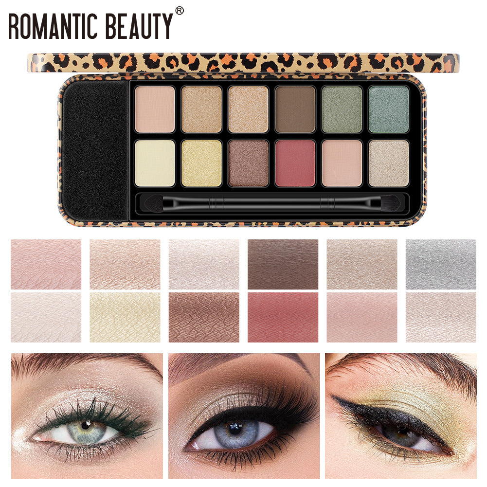 Romantic Beauty Multicolor Leopard Eyeshadow Palette