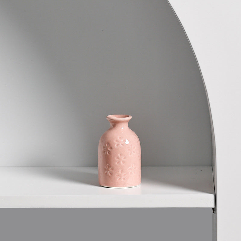 Ceramic Aromatherapy Bottle Creative Home Mini Vase