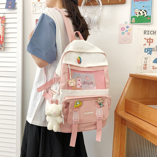 Fashion Color Matching Backpacks