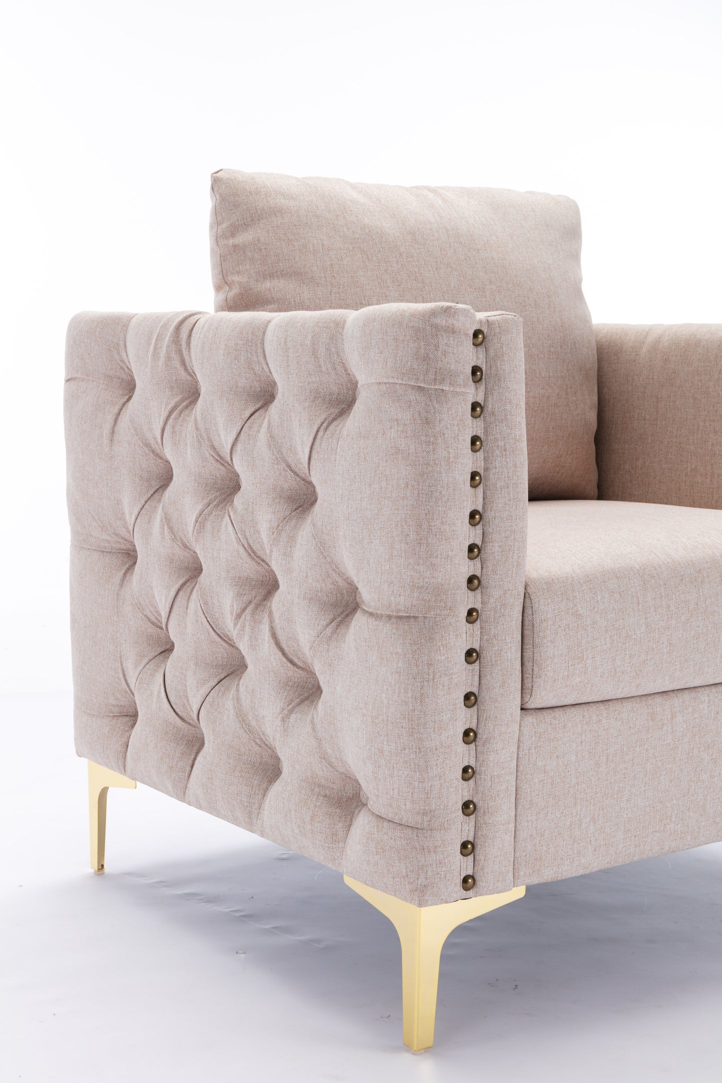 Modern Armchair Tufted Button Accent Chair