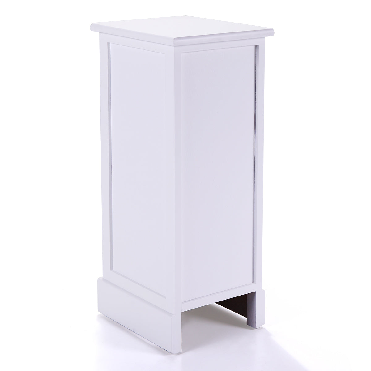 Modern Wood Nightstand Cabinet with 3 Drawers